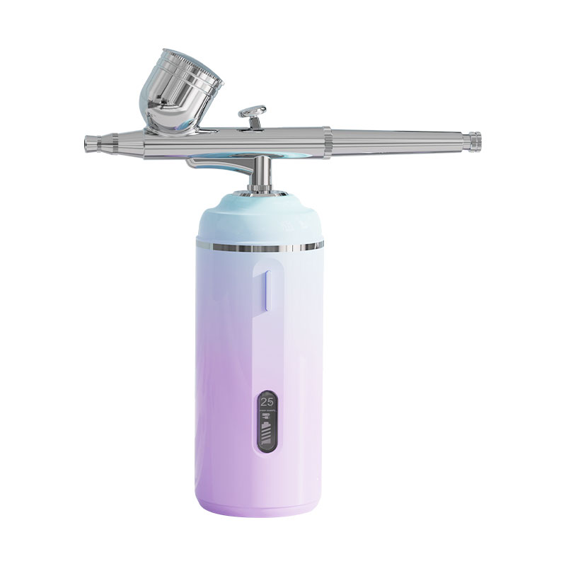Cordless Nano Airbrush Portabil Beauty Makeup Air Compresor Kit Mini Set de aerograf